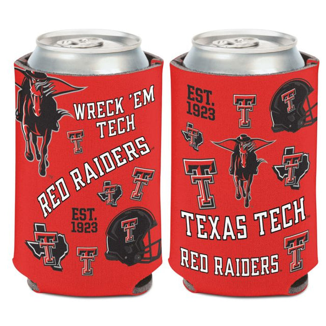 Texas Tech Red Raiders SCATTERPRINT Can Cooler 12 oz.