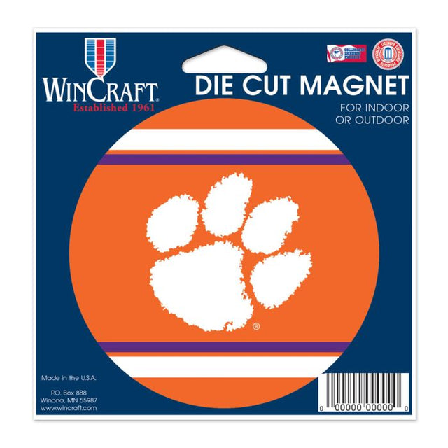 Clemson Tigers Die Cut Magnet 4.5" x 6"