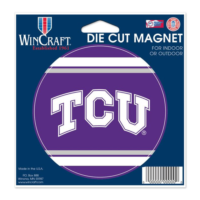 TCU Horned Frogs Die Cut Magnet 4.5" x 6"