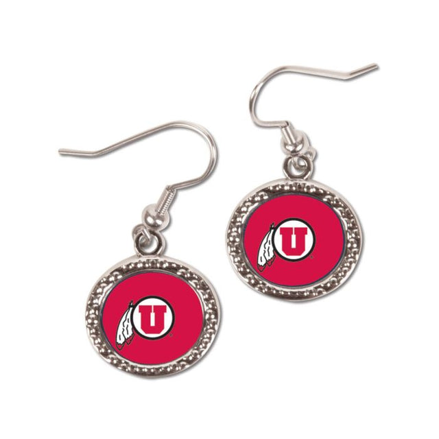 Utah Utes Earrings Jewelry Carded Round