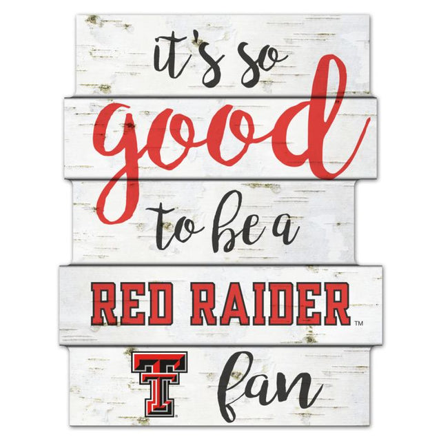 Texas Tech Red Raiders Wood Sign 11"X14"