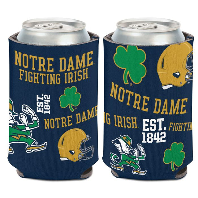 Notre Dame Fighting Irish SCATTERPRINT Can Cooler 12 oz.