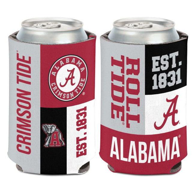 Alabama Crimson Tide COLOR BLOCK Can Cooler 12 oz.