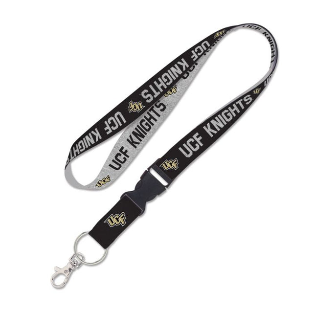 UCF Knights HEATHERED Lanyard w/detachable buckle 1"
