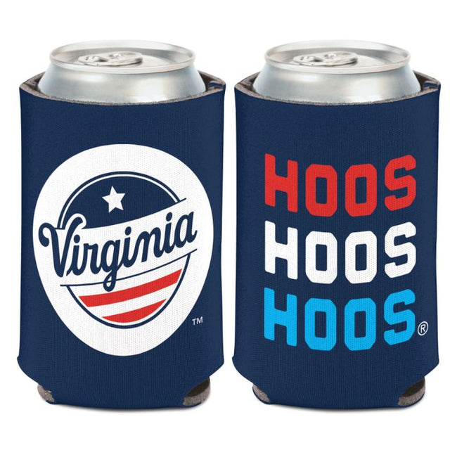 Enfriador de lata Virginia Cavaliers Red, White & Hoo de 12 oz.