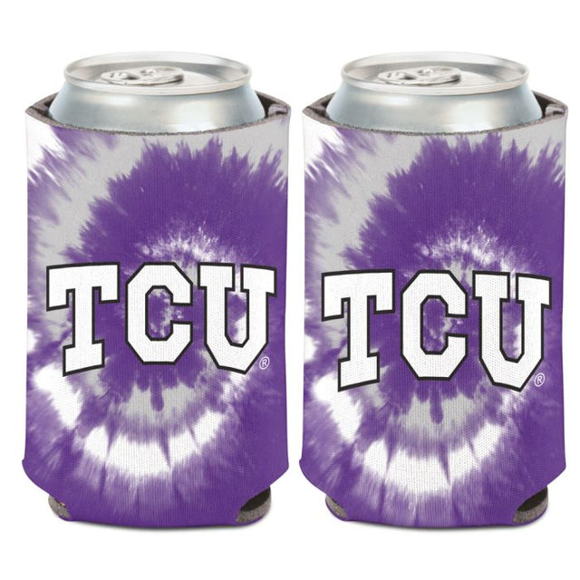 TCU Horned Frogs TYE DYE Can Cooler 12 oz.