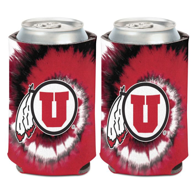 Utah Utes TYE DYE Can Cooler 12 oz.