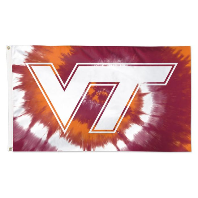 Virginia Tech Hokies TIE DYE Flag - Deluxe 3' X 5'