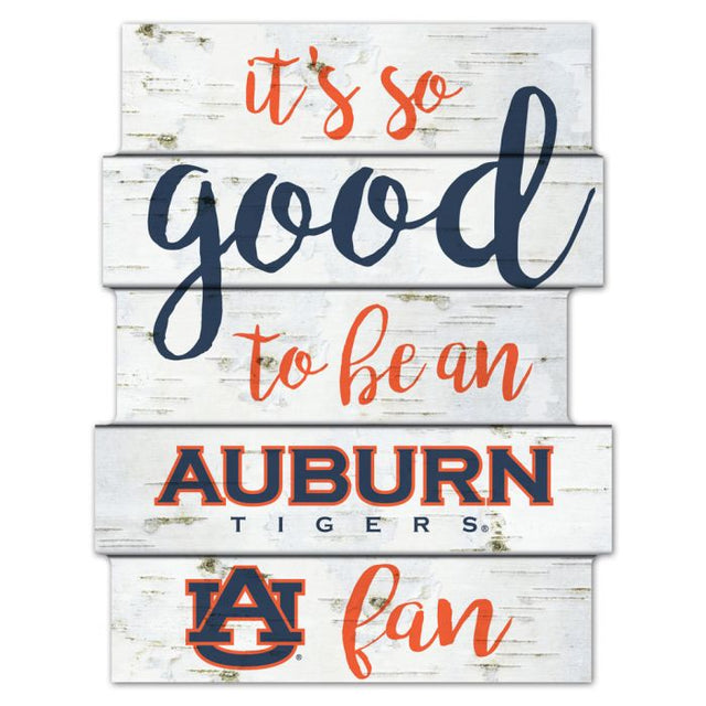 Auburn Tigers Wood Sign 11"X14"