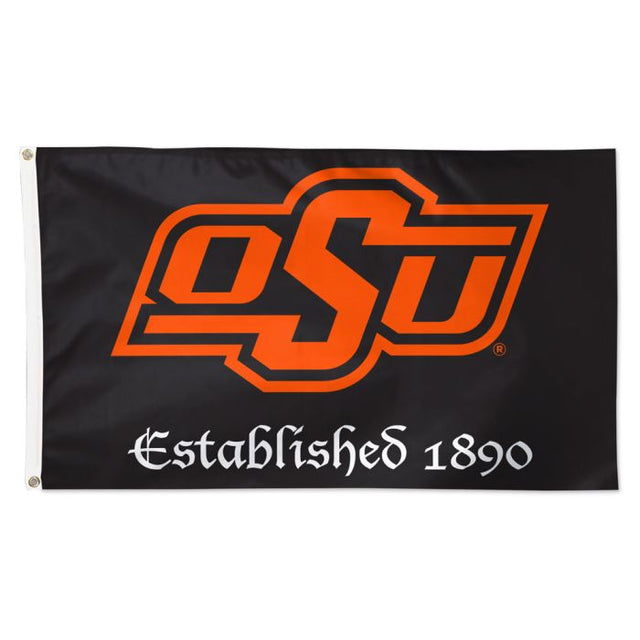 Oklahoma State Cowboys ESTABLISHED Flag - Deluxe 3' X 5'