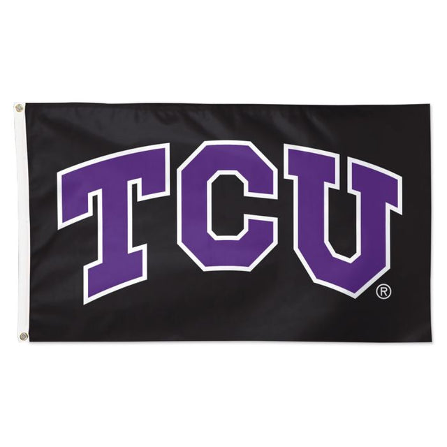 TCU Horned Frogs Black Flag - Deluxe 3' X 5'