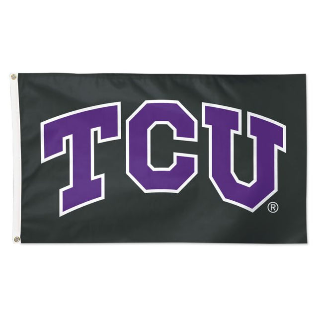 TCU Horned Frogs grey Flag - Deluxe 3' X 5'