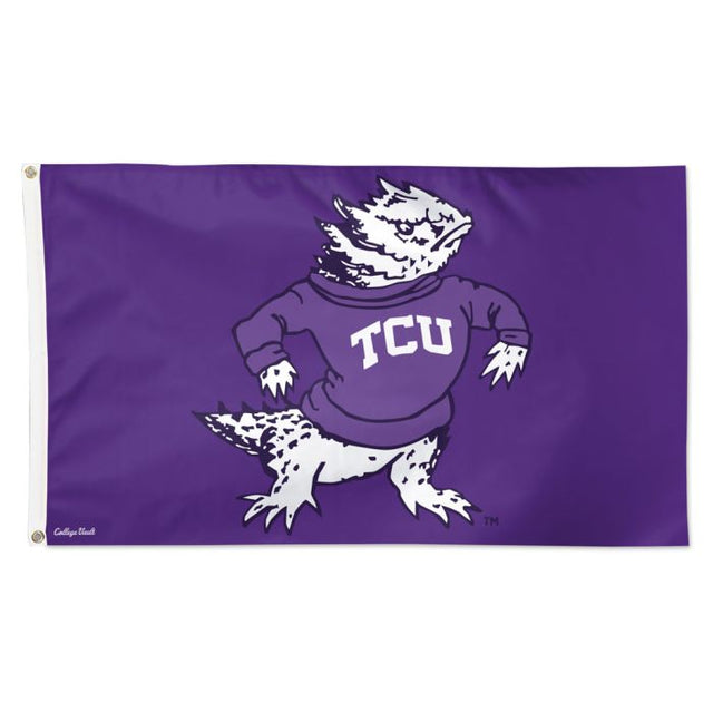 TCU Horned Frogs /College Vault Retro Flag - Deluxe 3' X 5'