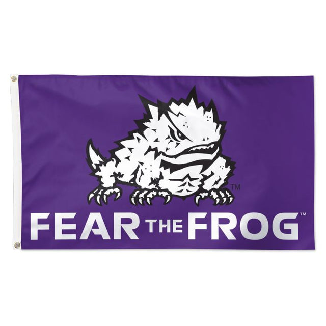 TCU Horned Frogs Slogan Flag - Deluxe 3' X 5'