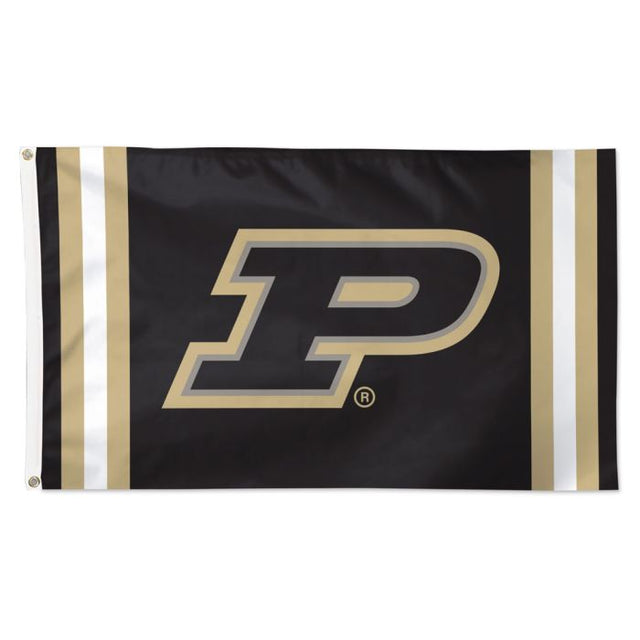 Bandera de rayas verticales de Purdue Boilermakers - Deluxe 3' X 5'