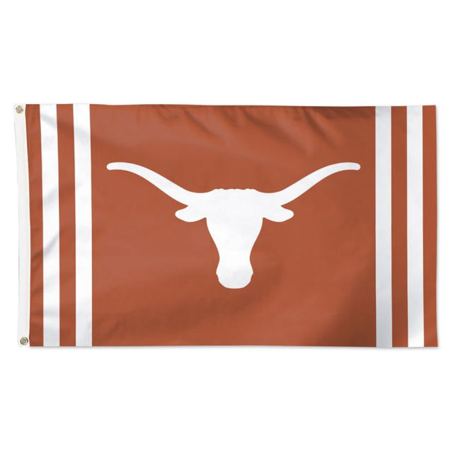 Bandera de los Texas Longhorns con rayas verticales: Deluxe, 3' X 5'