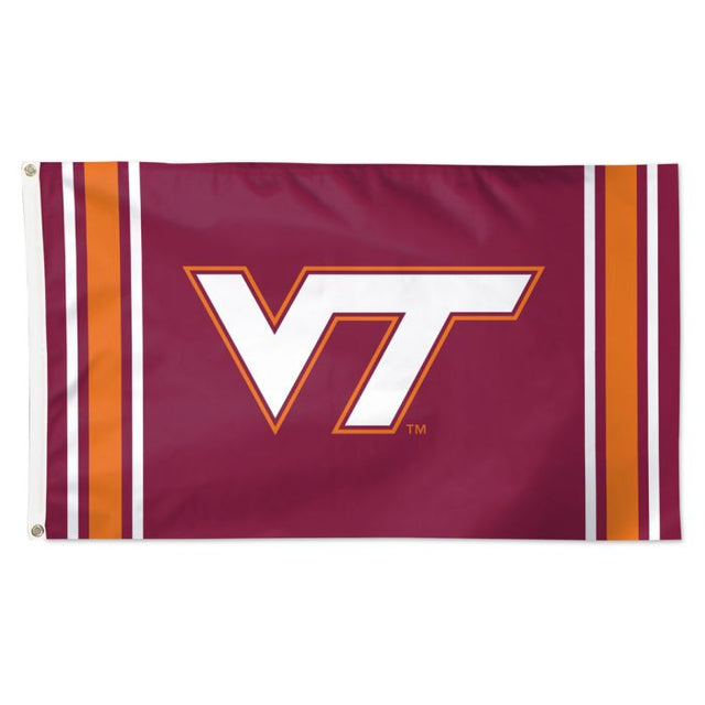Virginia Tech Hokies VERTICAL STRIPES Flag - Deluxe 3' X 5'