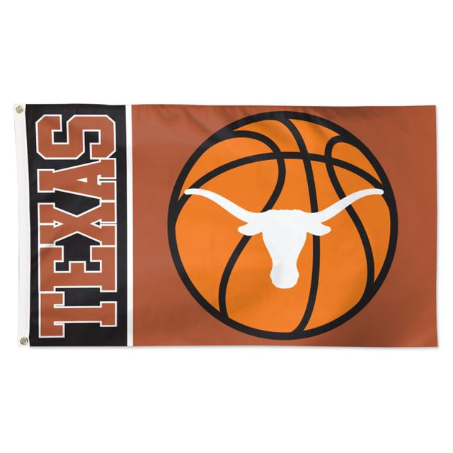 Bandera de baloncesto de Texas Longhorns: Deluxe, 3' X 5'