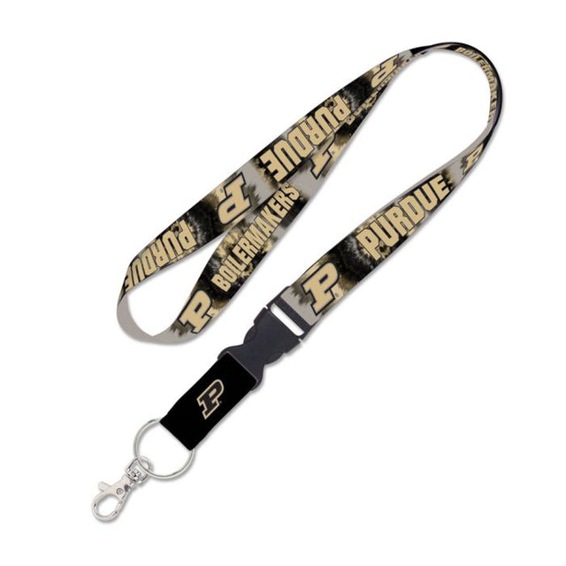 Cordón TIE DYE de Purdue Boilermakers con hebilla desmontable de 1"