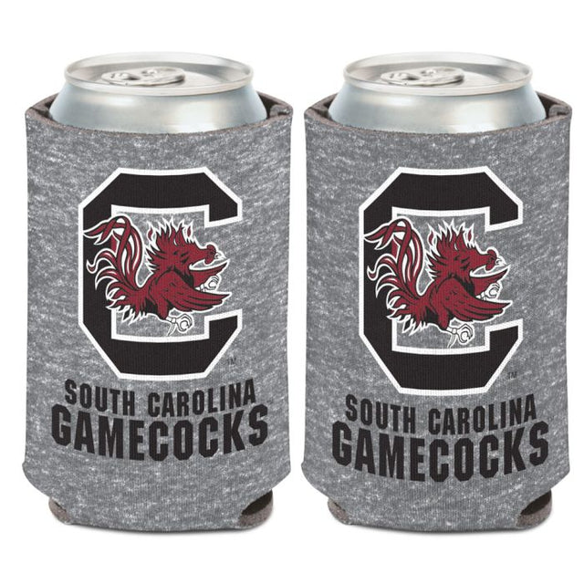 Enfriador de latas gris jaspeado de South Carolina Gamecocks, 12 oz.