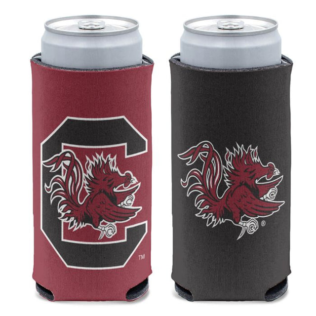 Enfriador de latas delgado de 12 oz de South Carolina Gamecocks