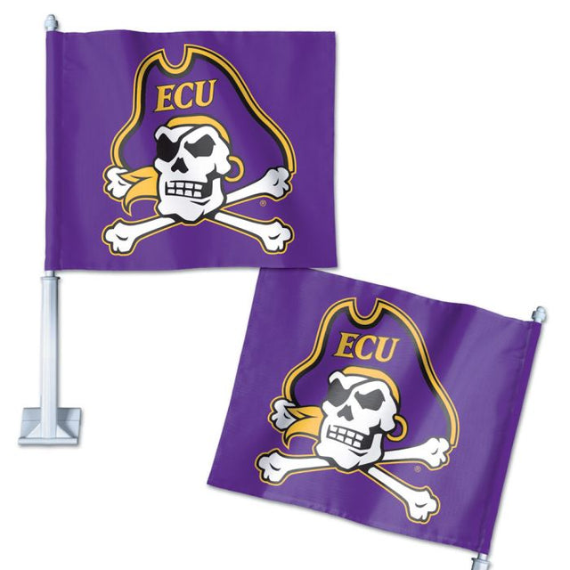 East Carolina Pirates Car Flag 11.75" x 14"