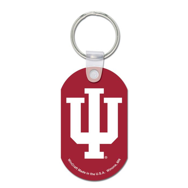 印第安纳州 Hoosiers 金属钥匙圈 - 铝制