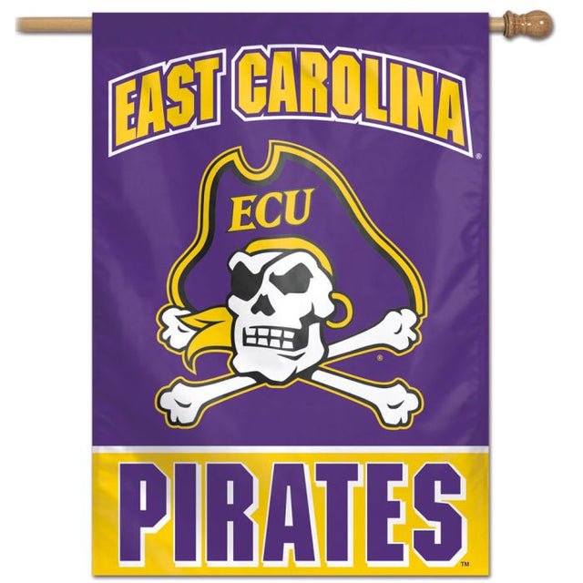 East Carolina Pirates Vertical Flag 28" x 40"
