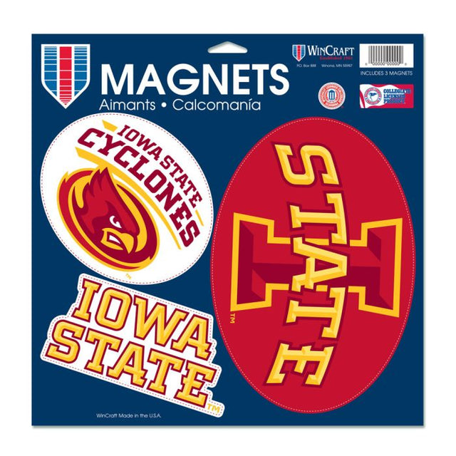 Iowa State Cyclones Vinyl Magnet 11" x 11"