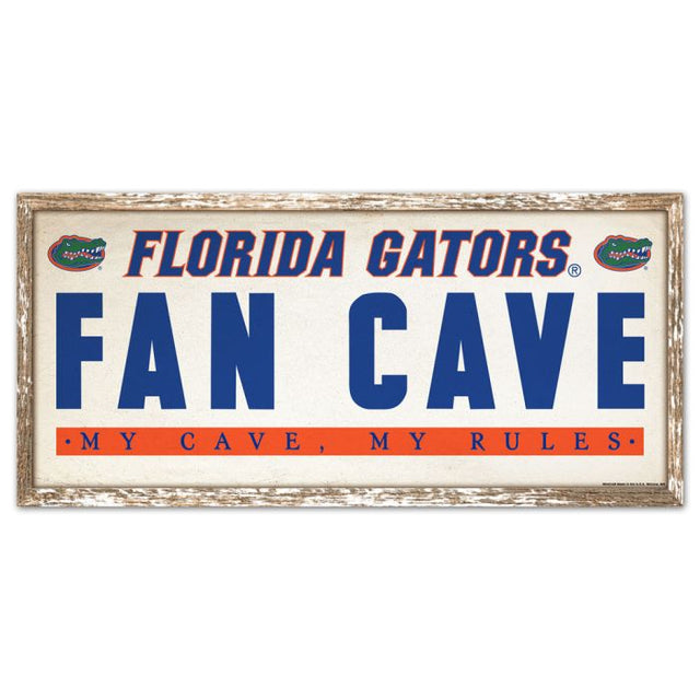 Letrero de madera de los Florida Gators de 8" x 17"