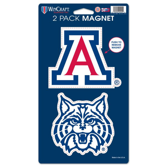 Arizona Wildcats 2 Pack Magnets 5" x 9"