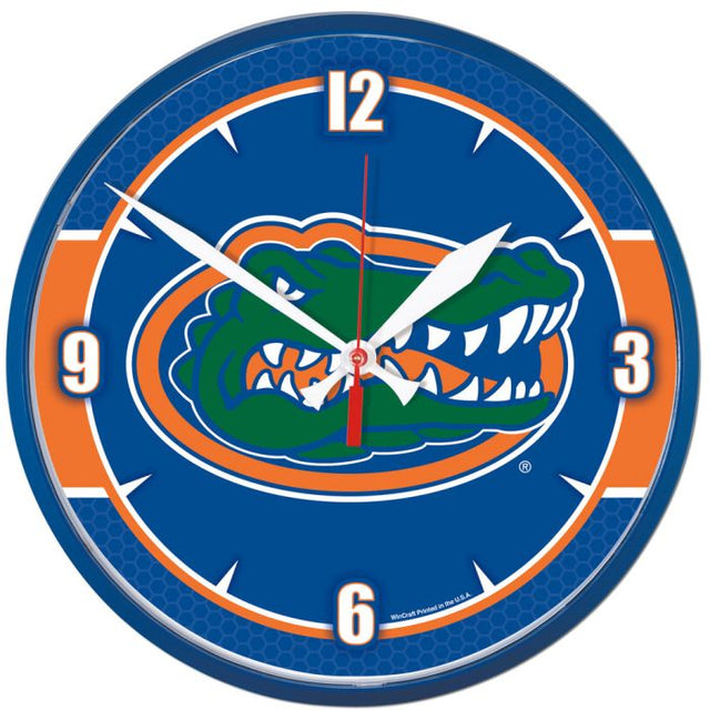 Reloj de pared redondo Florida Gators de 12,75"
