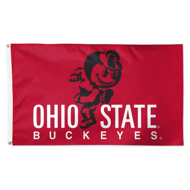 Ohio State Buckeyes OHIO STATE RETRO Flag - Deluxe 3' X 5'