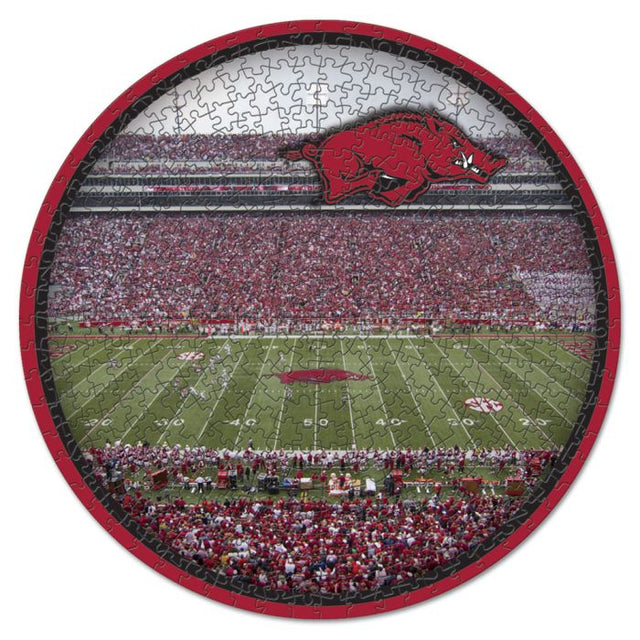 Rompecabezas de 500 piezas en caja del estadio Arkansas Razorbacks