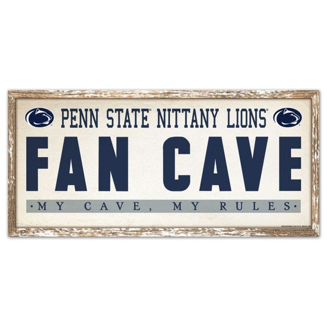Penn State Nittany Lions Wood Sign 8" x 17"
