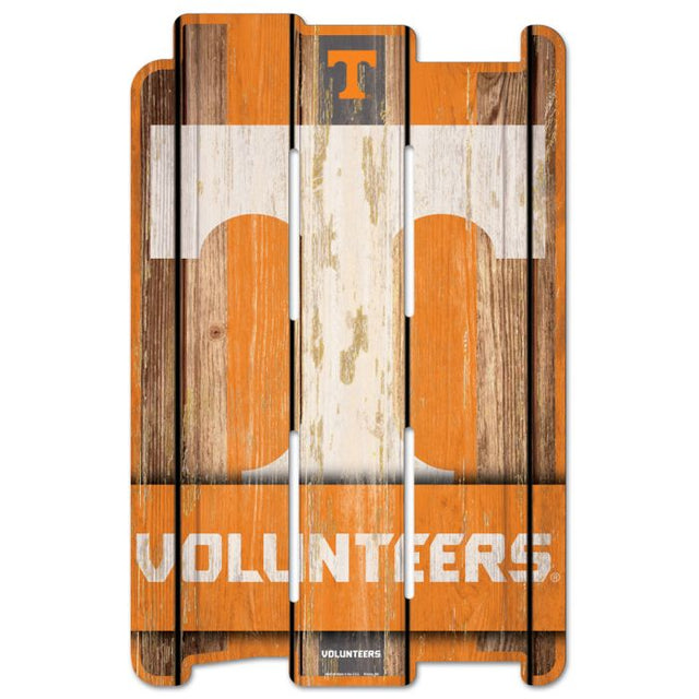 Tennessee Volunteers Wood Fence Sign