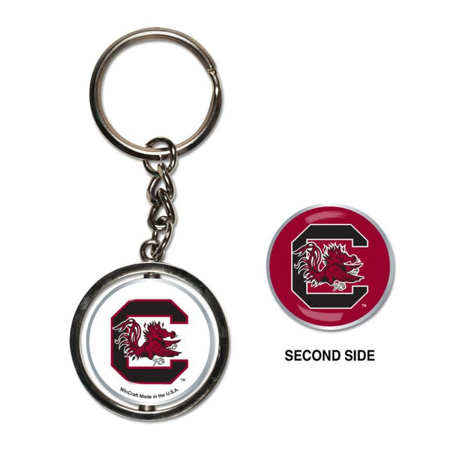 Llavero giratorio de los Gamecocks de Carolina del Sur