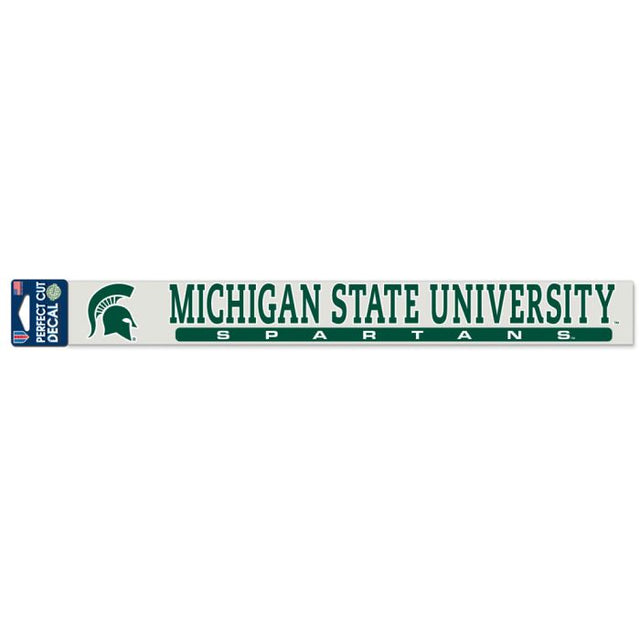 Michigan State Spartans Perfect Cut Decals 2" x 17"