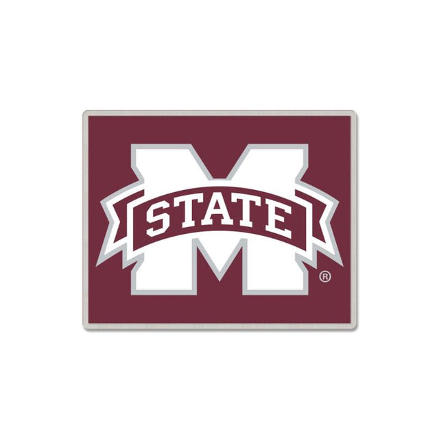 Tarjeta de joyería con pin de colección de los Mississippi State Bulldogs