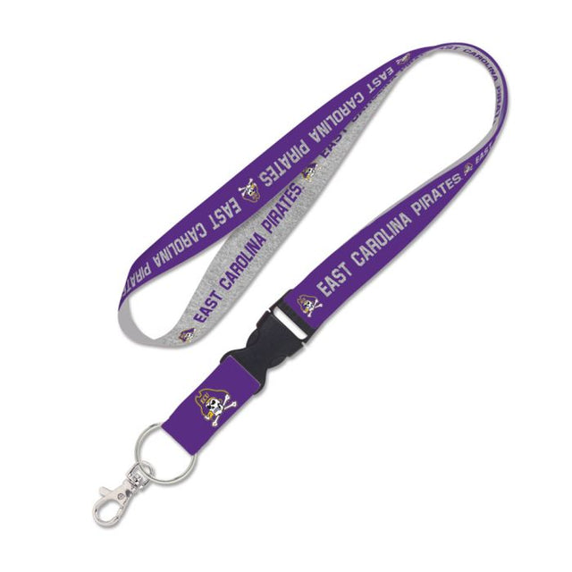 East Carolina Pirates Lanyard w/detachable buckle 1"