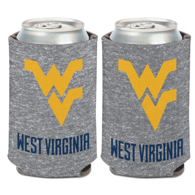 West Virginia Mountaineers GRAY HEATHERED Can Cooler 12 oz.