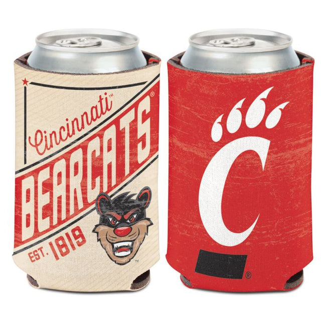 Enfriador de lata VINTAGE Cincinnati Bearcats de 12 oz.