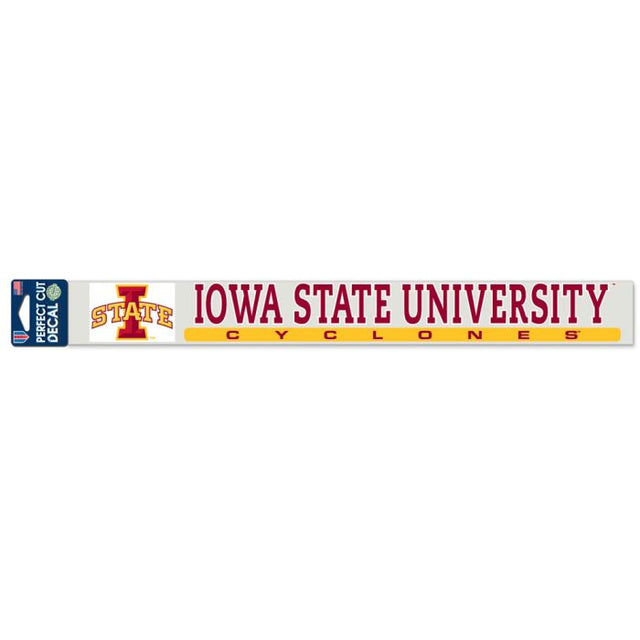 Iowa State Cyclones Perfect Cut Decals 2" x 17"