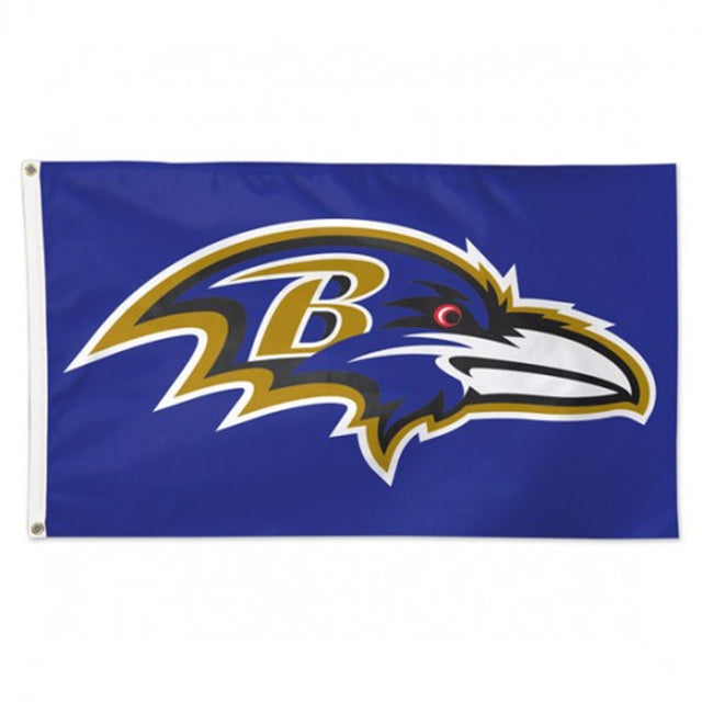 Bandera de los Baltimore Ravens de 3 x 5 pulgadas, estilo de lujo