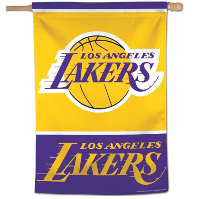 Banner vertical de Los Ángeles Lakers de 28 x 40 pulgadas