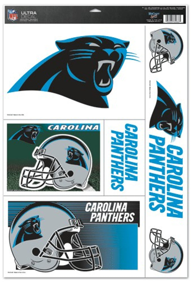 Calcomanía de los Carolina Panthers de 11 x 17 pulgadas Ultra