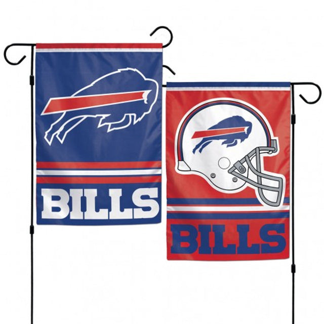 Bandera de los Buffalo Bills de 12 x 18 pulgadas, estilo jardín, de 2 lados
