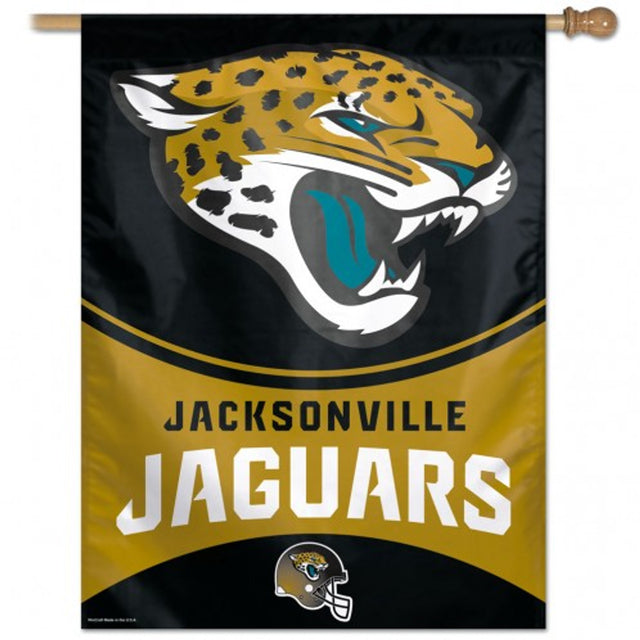 Banner de los Jacksonville Jaguars de 27 x 37 pulgadas