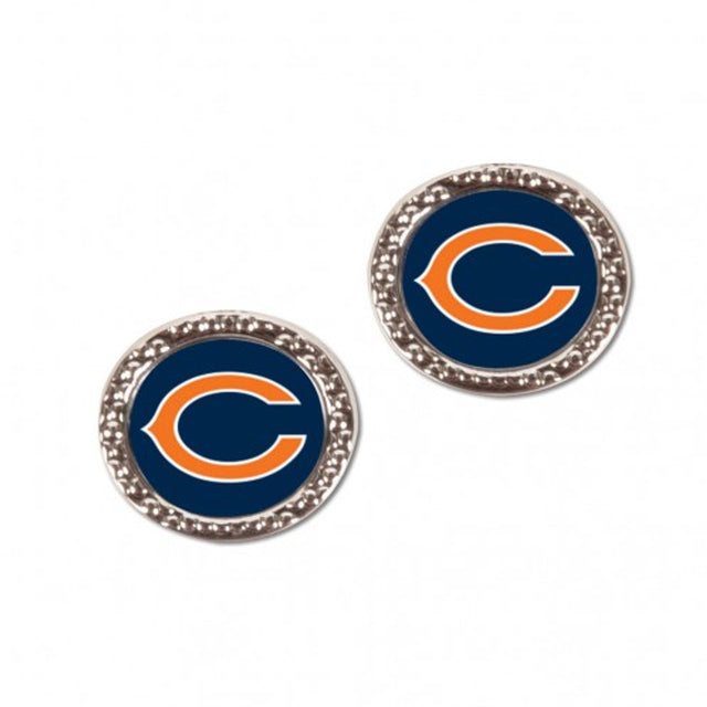 Pendientes de los Chicago Bears con diseño de poste