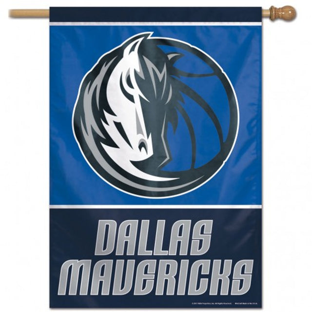Banner vertical de los Dallas Mavericks de 28 x 40 pulgadas
